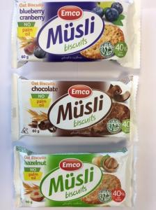 Müsli biscuits no palm oil